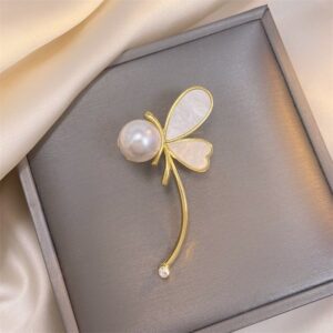 Set quà tặng trâm cài áo chuồn chuồn hạt tinh tế TCA 1017